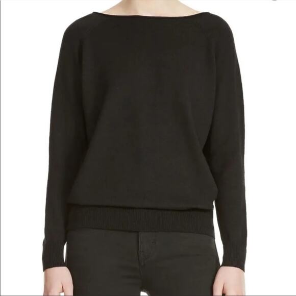Maje black macadamia jumper sweater cashmere wool silk blend size 1 small - Picture 1 of 10